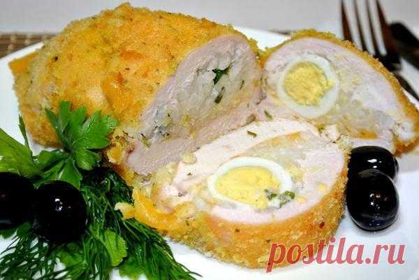 Фаршированные куриные грудки - Простые рецепты Овкусе.ру