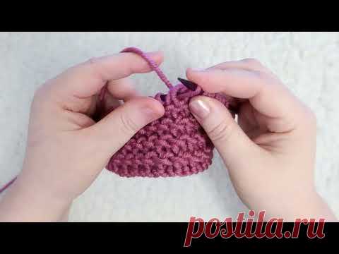 Красивый двусторонний узор спицами для пледа. Плотный, ровный, интересный. Мастер класс