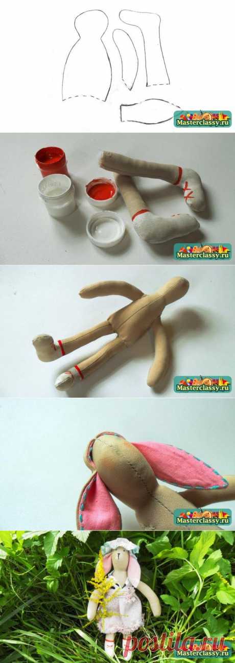 Мастер класс Тильда. Заяц в сарафане