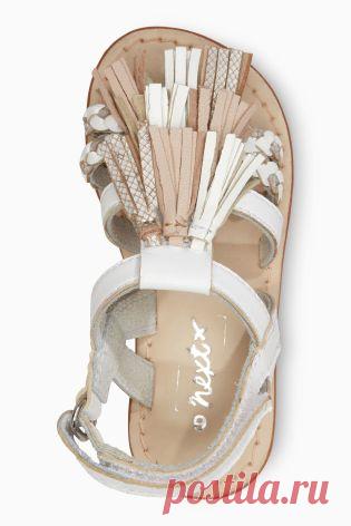 Купить Сандалии с кисточками (Девочки) - Покупайте прямо сейчас на сайте Next: Россия