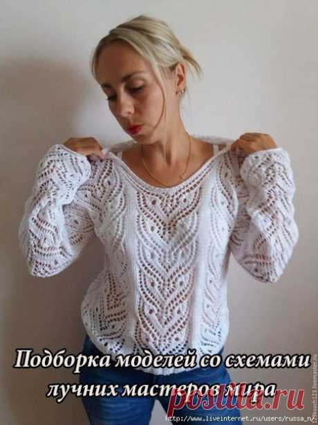 Красивая кофточка спицами