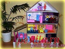 Как сделать дом для кукол.Плюс лифт - Мебель для кукол