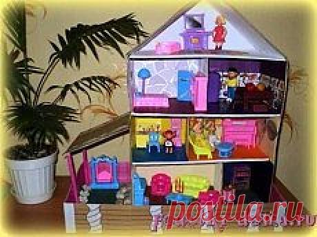 Как сделать дом для кукол.Плюс лифт - Мебель для кукол
