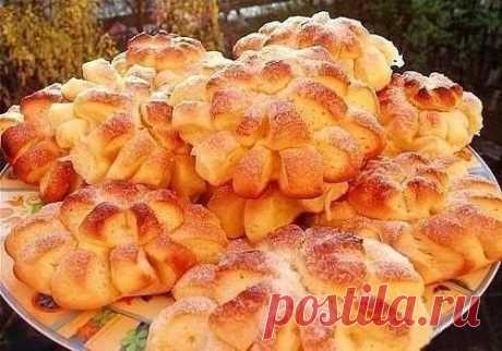 Плюшки с корицей &quot; Хризантемы&quot;