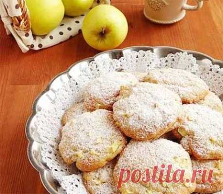 Мягкое печенье с яблоками