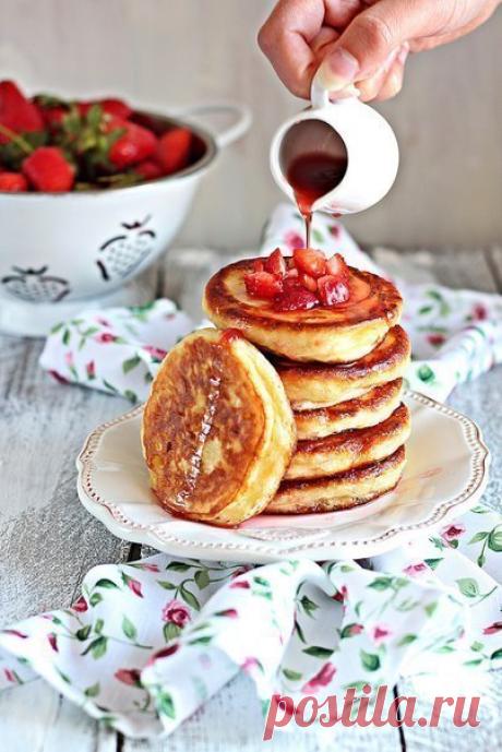 Невозможно оторваться! Пышные дрожжевые оладьи | Вкусные рецепты
