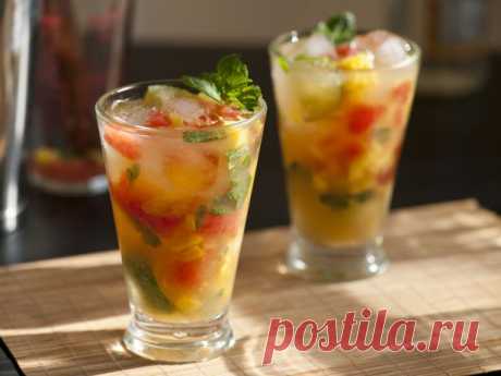 Chuck's Icebreaker Mojito Mix up this midsummer sip when the watermelons hit the farm stand. Throw cubes of the juicy fruit with pineapple, lime and mint — it's like a rum-spiked fruit salad!  | Best Summer Drink &amp; Cocktail Recipes