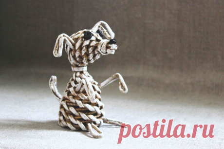 Мастер-класс «Плетёная собачка – символ 2018 года» – HandMade39.ru