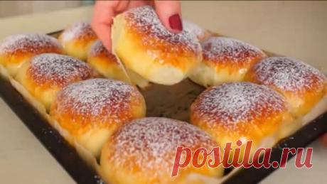 Шикарные булочки! Какие же они мягенькие и воздушные, без заморочек!