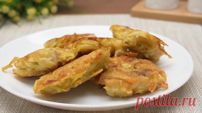 2 в 1 рыба и гарнир. Рыбка в картофельной шубке