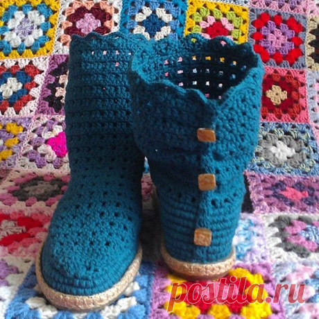 #сапожкикрючком #вязанаяобувь #летняявязанаяобувь  #handmade