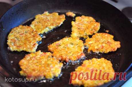 Кукурузные оладьи с ветчиной | Суп с котом