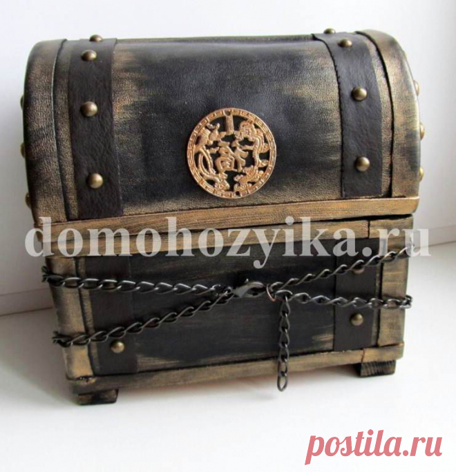 Кожаный сундук своими руками | Своими руками