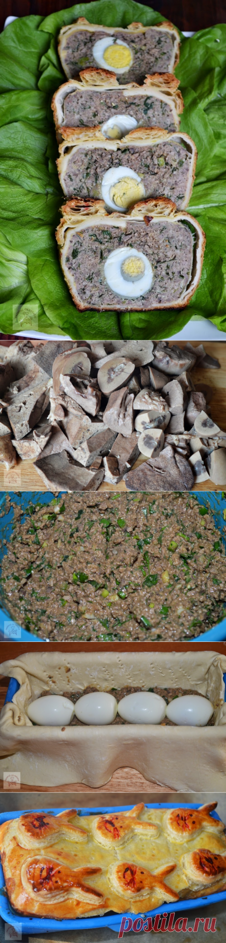 Стейк из свинины в слоеном тесте - КНИГА РЕЦЕПТОВ