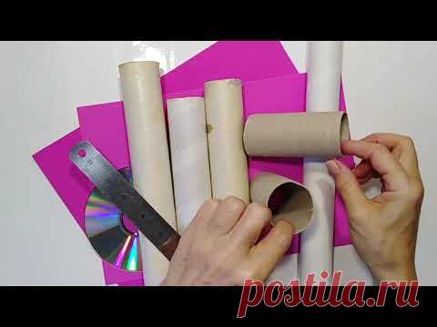 ИДЕИ поделок ИЗ БОБИН ВТУЛОК своими руками DIY Поделки подарки на ДЕНЬ УЧИТЕЛЯ и 8 МАРТА..diy/diy
