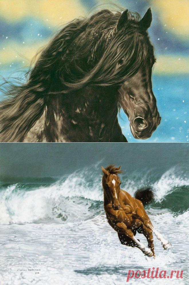 (+1) тема - Животный мир в картинах Лесли Харрисон | Искусство