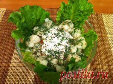 Вкусная цветная капуста - быстрый салатик | Еда-легко!