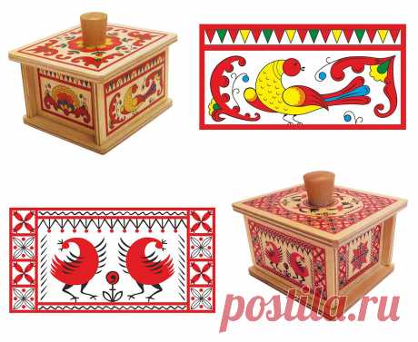 Образ птицы - один из элементов в славянских узорах. 
Птица - символ тепла, света, предвестник счастья и богатства. 
Не облетели стороной чудные птички и наши шкатулки с Борецкой и Мезенской росписью. 
Шкатулки в наличии в магазинах "Поморские штучки", стоимость 250 руб.

#деревянная_шкатулка #печать_на_сувенирах #сувениры_из_Архангельска #souvenir #from_russia_with_love #handmade