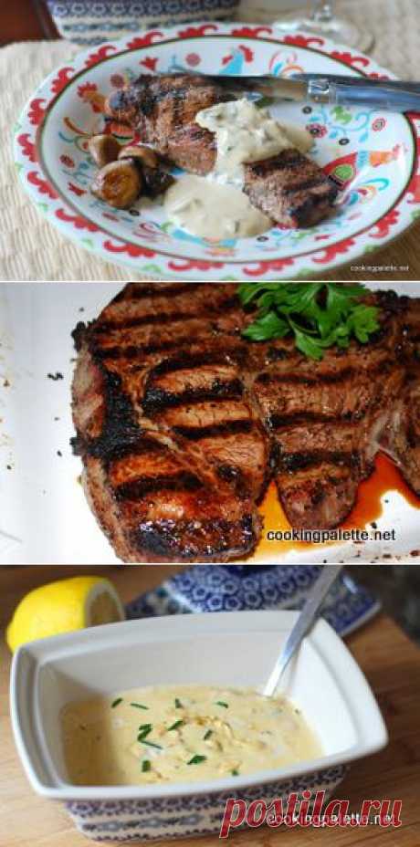 Стейк с лимонно-кремовым соусом - Cooking Palette » Cooking Palette
