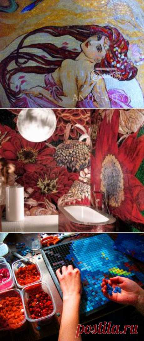 ГЛАВНАЯ - Студия мозаики АНТИК-СИТИ. Панно из мозаики. Мозаика для интерьера..