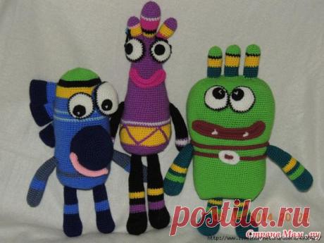 #Описание #МК #игрушки
Веселые чудики
Автор Ася Коваль