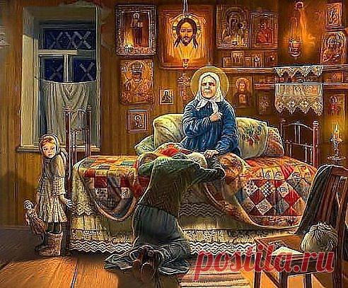 Блаженная старица Матрона, часто называемая Матушка Матрона, Матронушка - святая Русской православной церкви. Она уже при жизни почиталась как прорицательница и чудотворица. Нескончаемым потоком шли к ней люди, жаждавшие духовного врачевания, наставления и молитвенной помощи. По ее молитвам совершались исцеления немощных, расслабленных, страждущих от душевных и телесных болезней. Ее пророчества и предсказания многим людям помогли избежать опасностей и гибели, найти верный путь в непростых обстоя