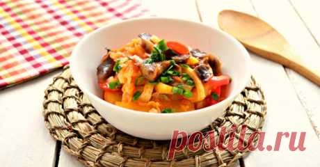 Рецепт с фото - овощное рагу с картофелем и грибами
