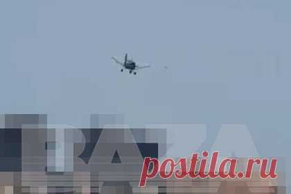 Момент удара огромного беспилотника ВСУ по жилому дому в Ростове-на-Дону сняли на видео
