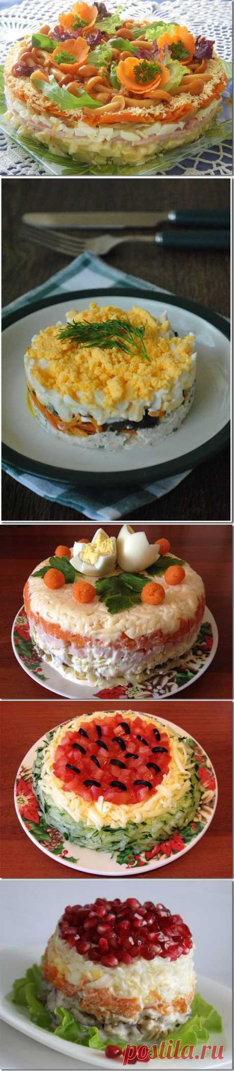 ТОП -17 Потрясающе ВКУСНЫХ и КРАСИВЫХ салатов на все случаи жизни!