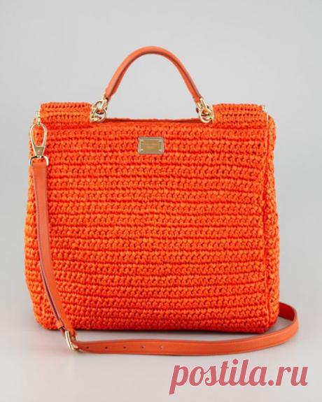 Сумочки, связанные крючком, от Dolce Gabbana — Рукоделие