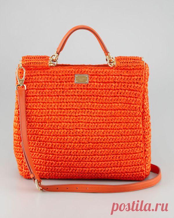 Сумочки, связанные крючком, от Dolce Gabbana — Рукоделие