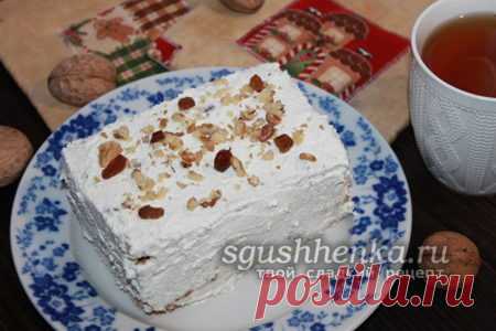 Торт без выпечки за 15 минут: очень сочный и вкусный