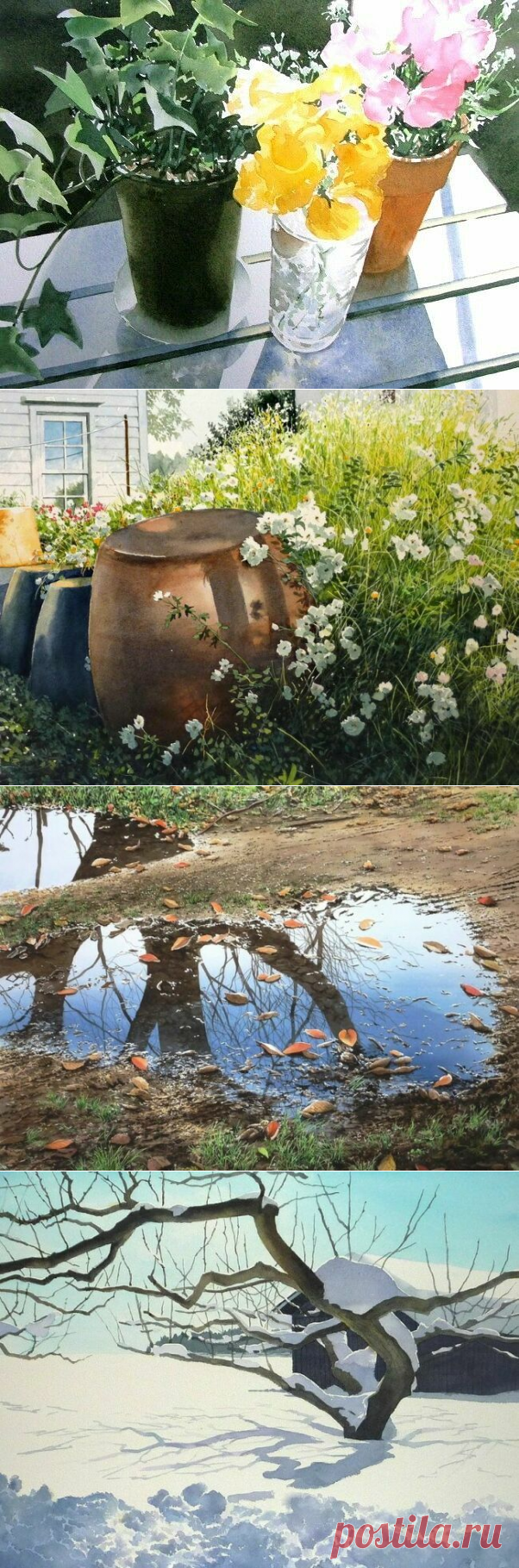 АКВАРЕЛЬ АБЕ ТОШИЮКИ
