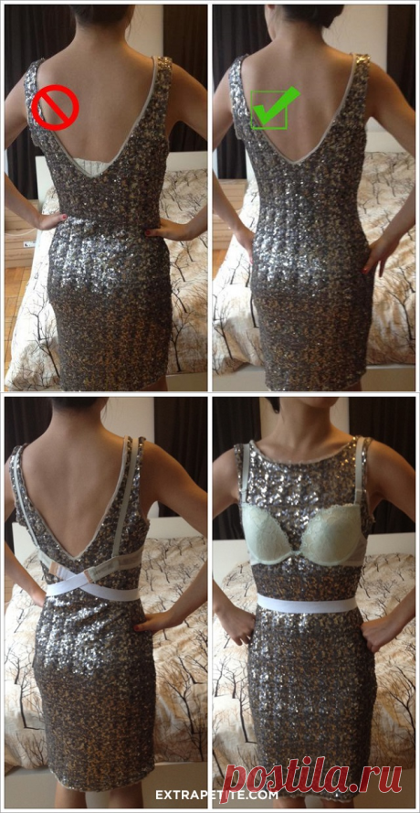 How to Make Low Bra Strap in 5 Minutes - DIY - AllDayChic