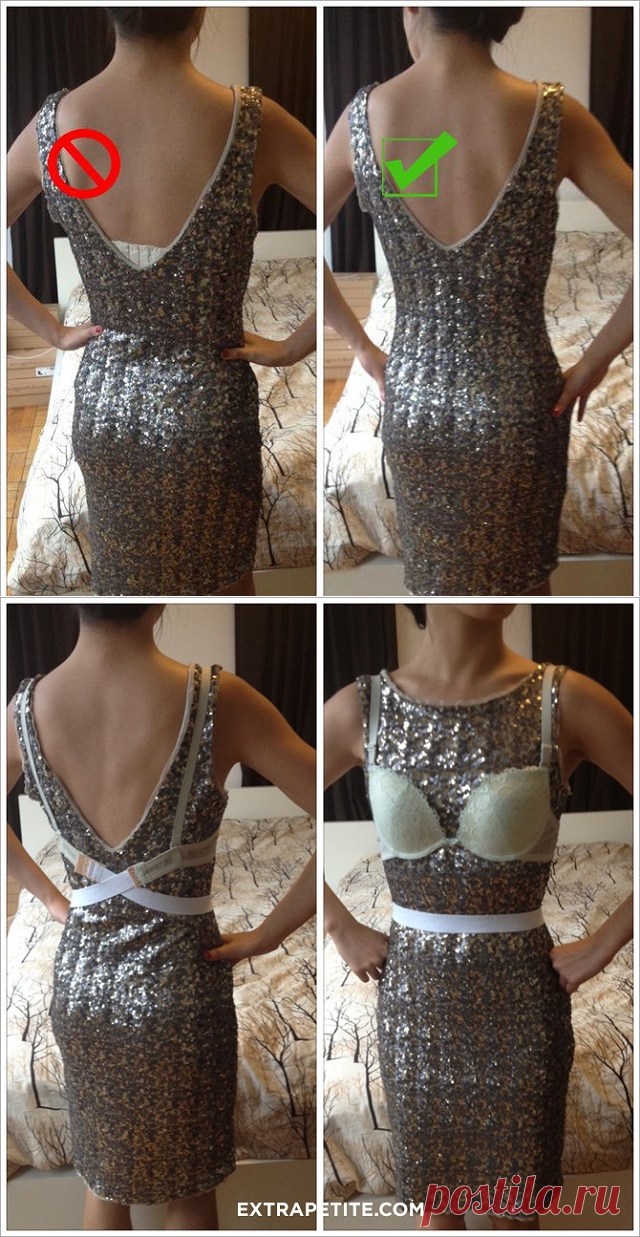 How to Make Low Bra Strap in 5 Minutes - DIY - AllDayChic