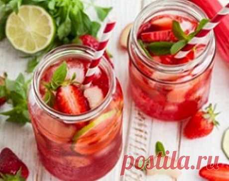 Компот из ревеня - рецепты с апельсином, яблоками, сухофруктами, каркаде