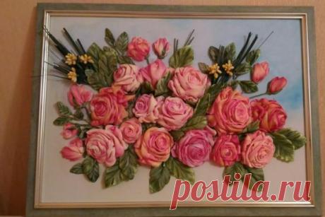 Картины из лент