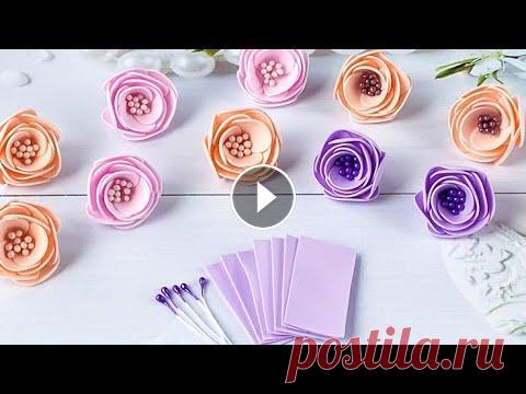 Цветы из фоамирана Быстро и легко Для начинающих / Easy DIY Eva Foam Paper Flowers / Flores de foami В этом мк показываю как сделать цветы из фоамирана быстро и легко без использования шаблонов. Это очень простой способ, который подойдёт для начинающи...