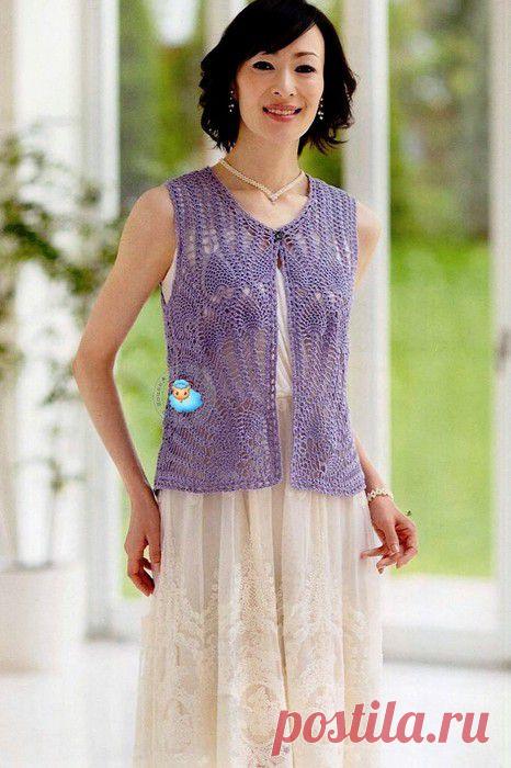 ОРИГИНАЛЬНЫЙ "АНАНАСОВЫЙ" ЖИЛЕТ