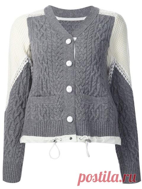 SACAI
кардиган с косами