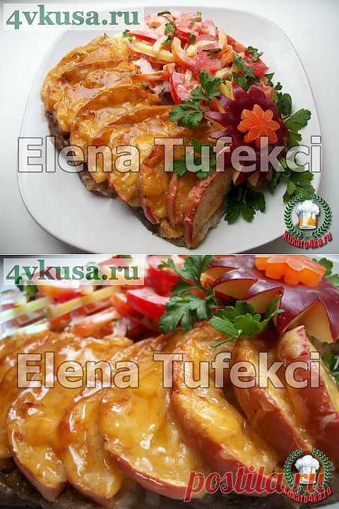 «Свинина запеченная с яблоками» | 4vkusa.ru