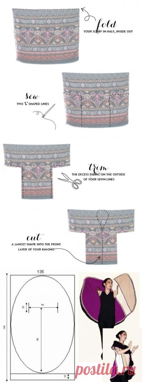 Несколько бохо выкроек -кейпы