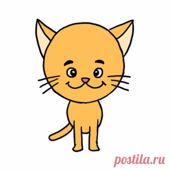 Картинки про нарисованных котиков (35 фото) ⭐ Забавник