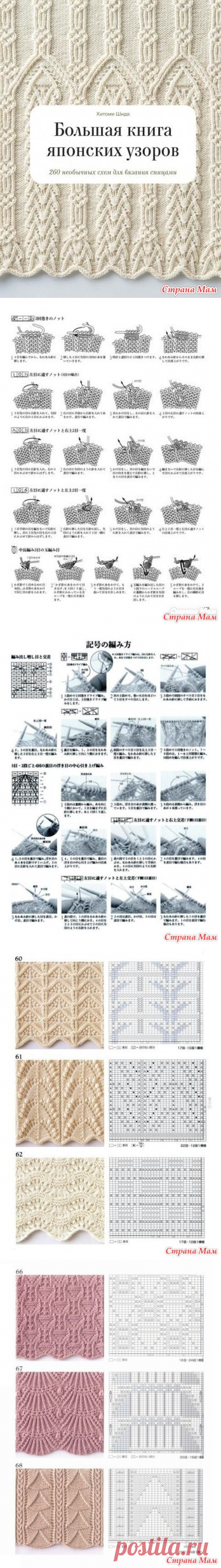 Журнал 260 узоров спицами. .