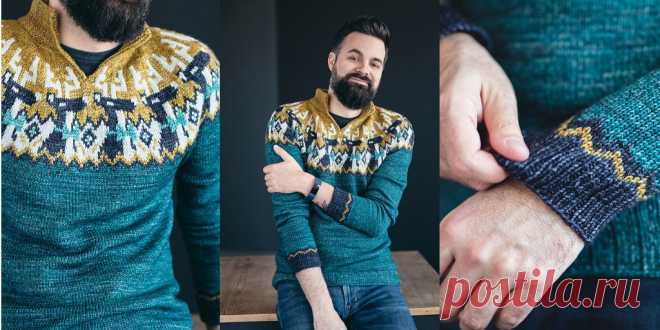 Мужской свитер с оленями Frankly my Deer - Вяжи.ру