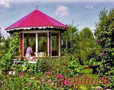 Каркасная восьмигранная беседка своими руками с летней кухней | Дачный участок