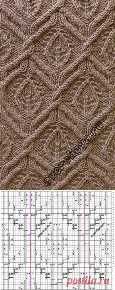 Узор 787 «листья с косами»