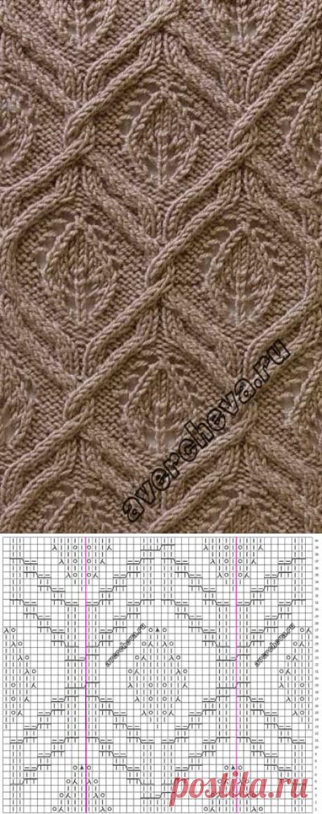 Узор 787 «листья с косами»