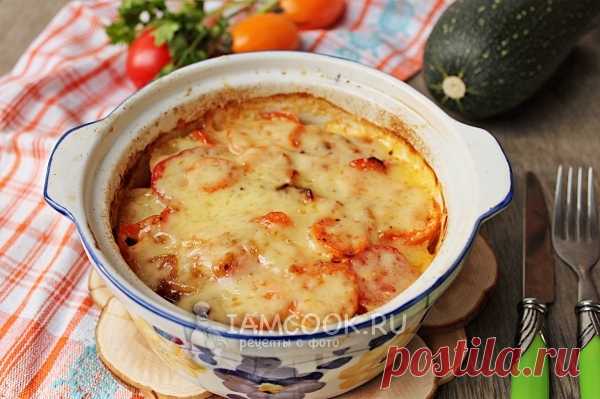 Кабачки с картошкой и помидорами в духовке — рецепт с фото пошагово. Как запечь кабачки с картофелем и помидорами в духовке?