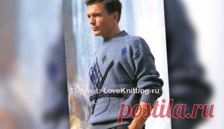 Пуловер с рисунком | Loveknitting.ru